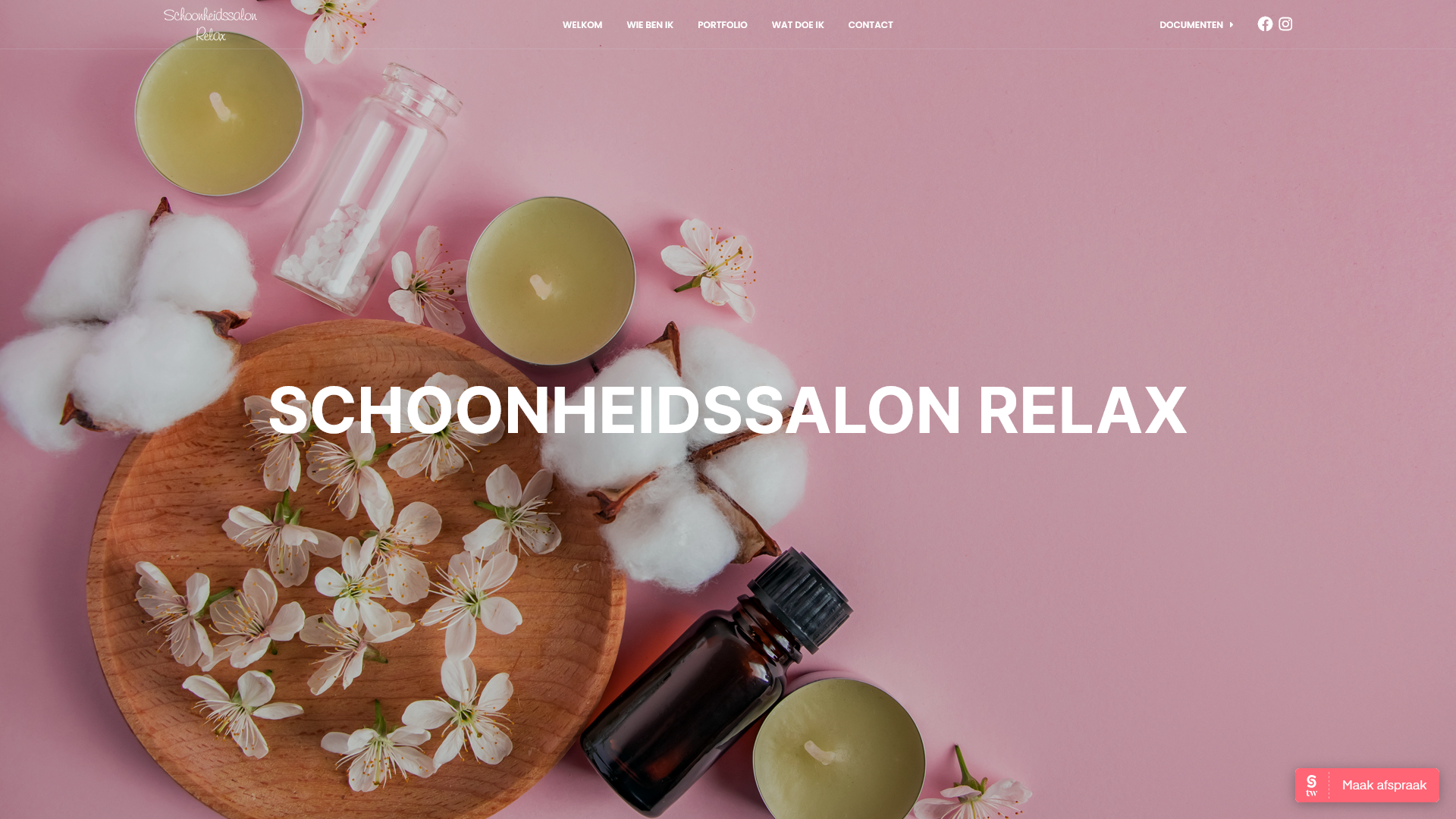 webdesign voorbeeld schoonheidssalon